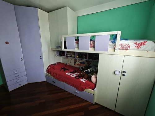 Cameretta ponte lilla beige - cameretta, a