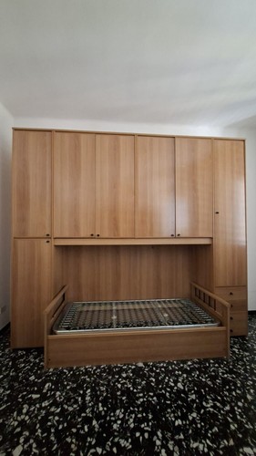 Letto legno marrone effetto - in,